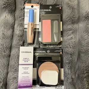 Covergirl makeup lot foundation concealer blush blurring serum